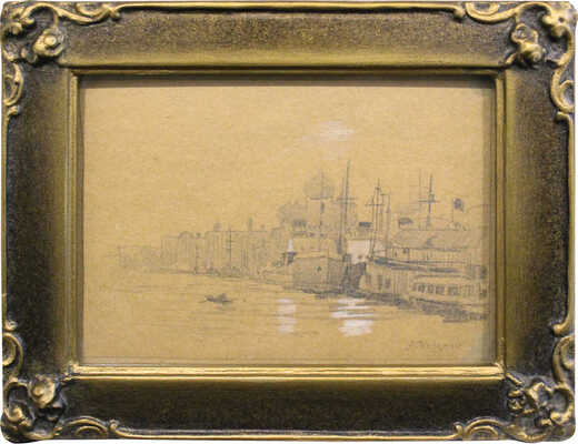 Беггров Александр Карлович. Корабли в бухте